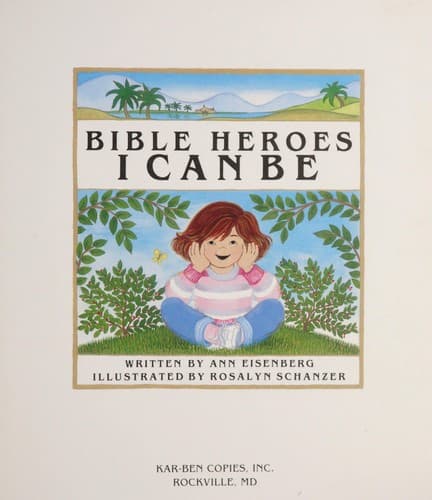 Cover image for Bible heroes I can be