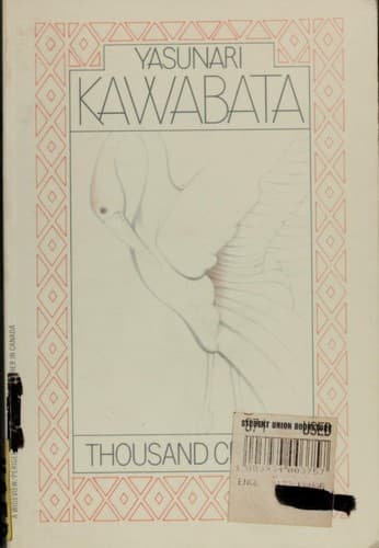 Cover image for Thousand cranes