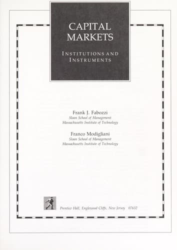 Cover image for Capital markets
