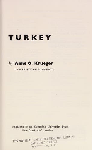 Cover image for Turkey