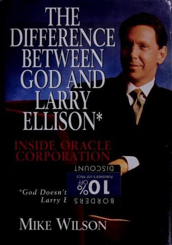 Cover image for The difference between God and Larry Ellison