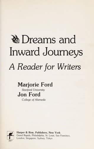 Cover image for Dreams and inward journeys