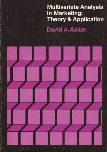 Cover image for Multivariate analysis in marketing