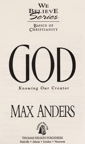 Cover image for God