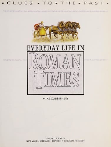 Cover image for Everyday life in Roman times