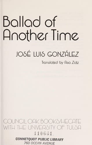 Cover image for Ballad of another time