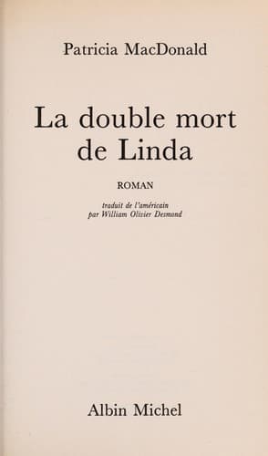 Cover image for La double mort de Linda