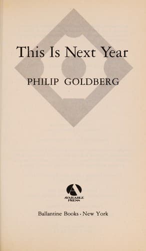 Cover image for This is next year