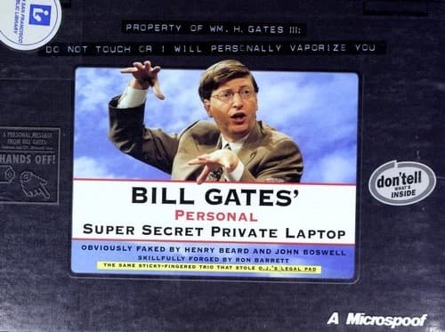 Cover image for Bill Gates' personal super secret private laptop