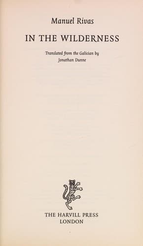 Cover image for In the wilderness