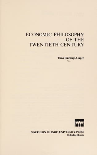 Economic philosophy of the twentieth century