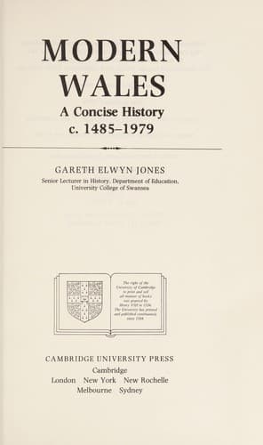 Cover image for Modern Wales