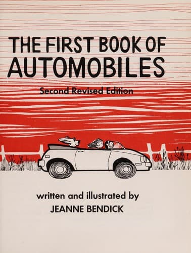 Cover image for The first book of automobiles