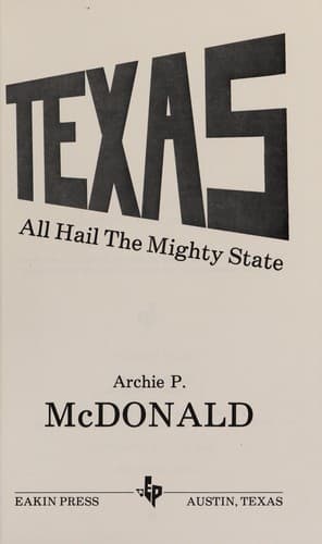 Cover image for Texas