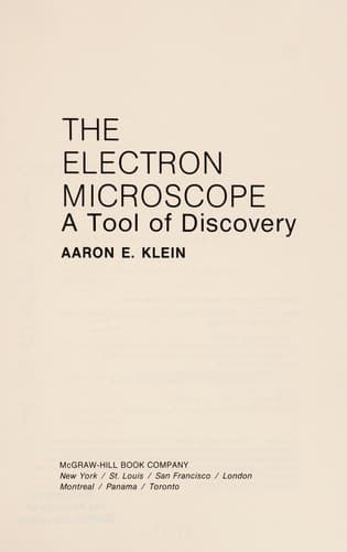 The electron microscope