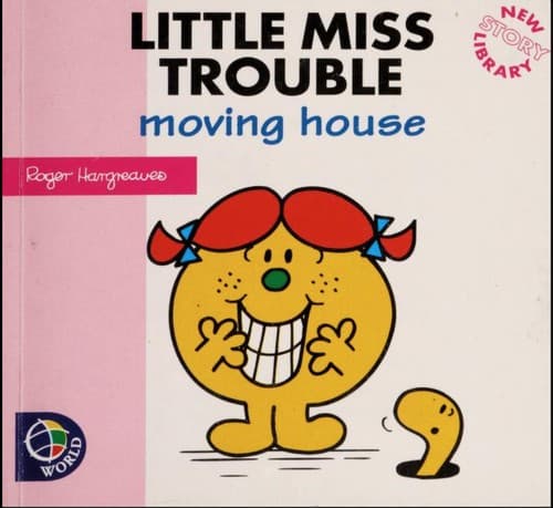 Cover image for Little Miss Trouble moving house