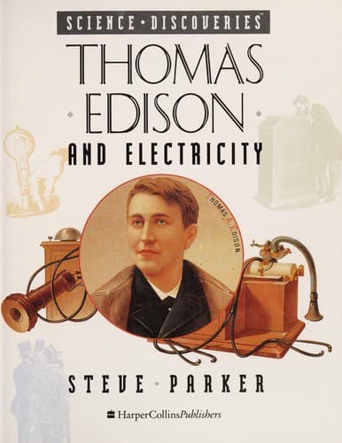 Cover image for Thomas Edison and electricity