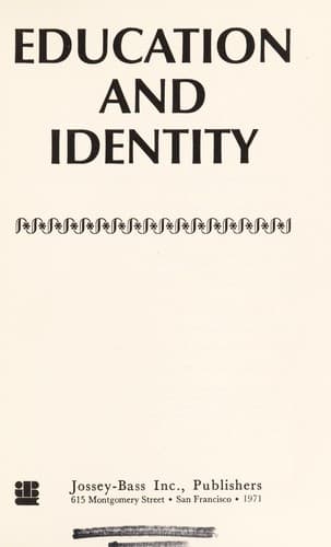 Cover image for Education and identity