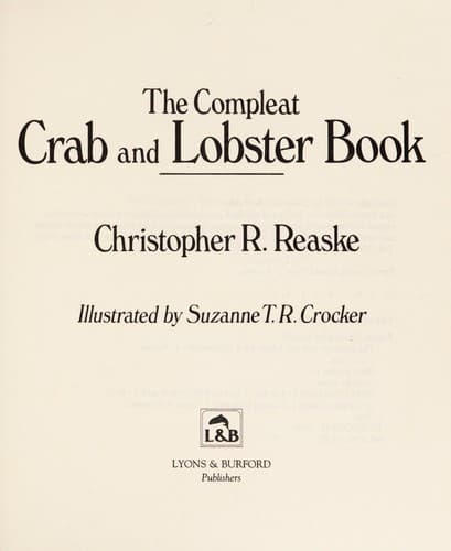 Cover image for The compleat crab and lobster book