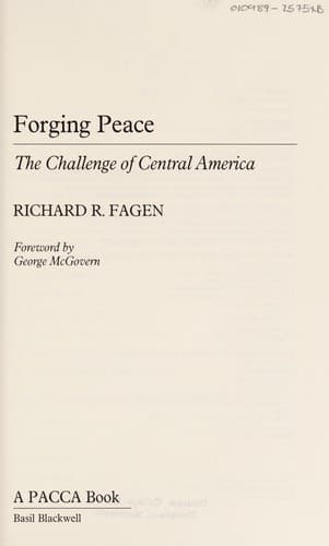 Cover image for Forging peace