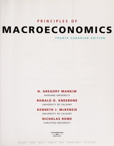 Cover image for Principles of macroeconomics