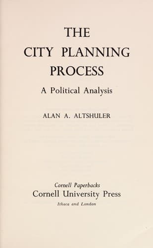 Cover image for The city planning process