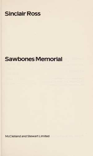 Cover image for Sawbones memorial