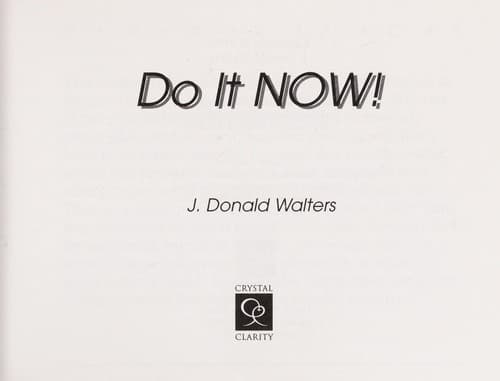 Cover image for Do it now!.