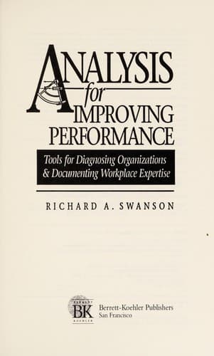Cover image for Analysis for improving performance