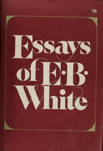Cover image for Essays of E. B. White
