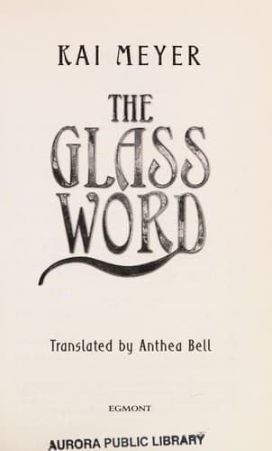 Cover image for The Glass Word