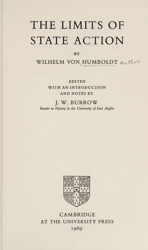 Cover image for The limits of state action