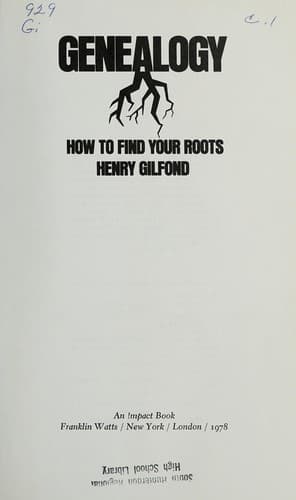 Cover image for Genealogy
