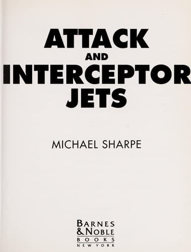 Cover image for Attack and interceptor jets