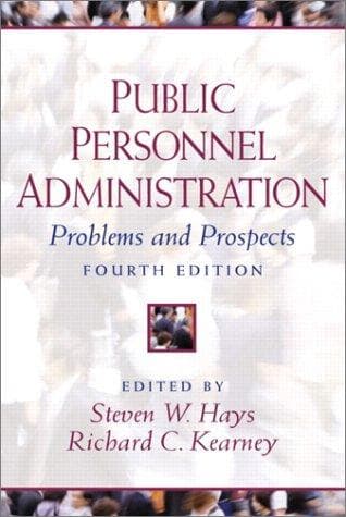 Cover image for Public Personnel Administration