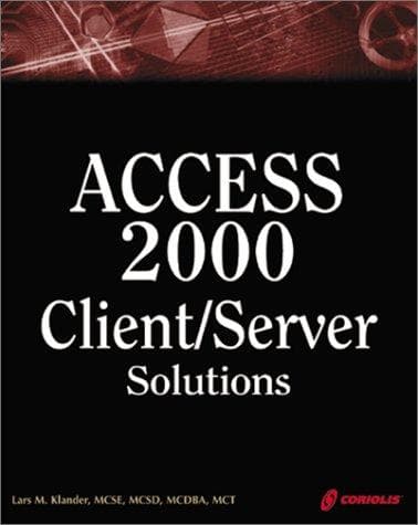 Cover image for Access 2000 Client/Server Solutions