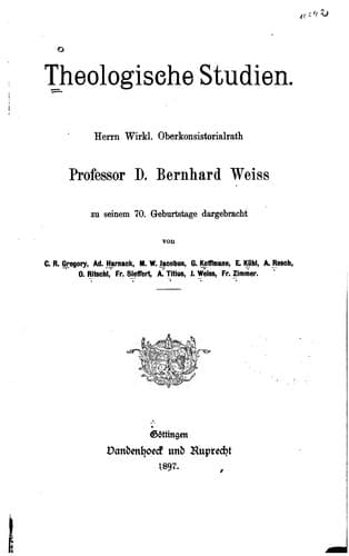 Theologische studien