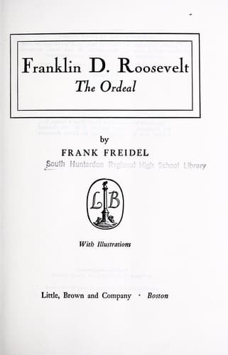 Cover image for Franklin D. Roosevelt