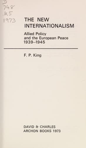 The new internationalism