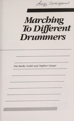Cover image for Marching to different drummers