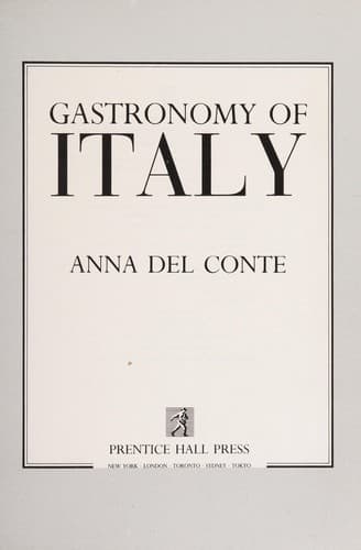 Cover image for Gastronomy of Italy
