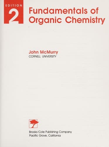 Cover image for Fundamentals of Organic Chemistry