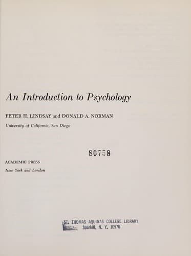 Cover image for Human information processing