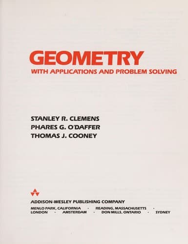 Cover image for Geometry