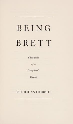 Cover image for Being Brett