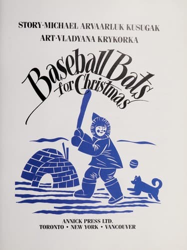 Cover image for Baseball bats for Christmas
