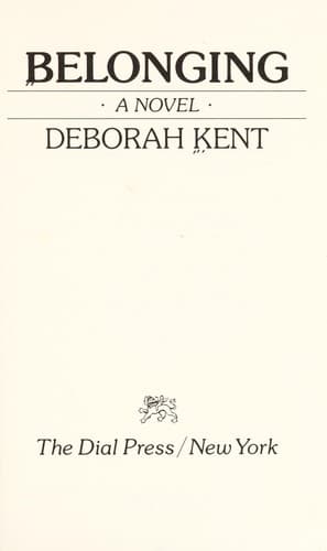 Cover image for Belonging