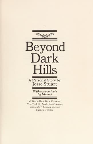 Cover image for Beyond dark hills