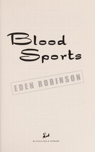 Cover image for Blood sports
