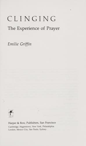 Cover image for Clinging